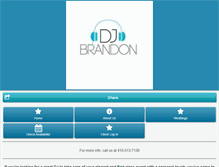 Tablet Screenshot of djbrandon.com